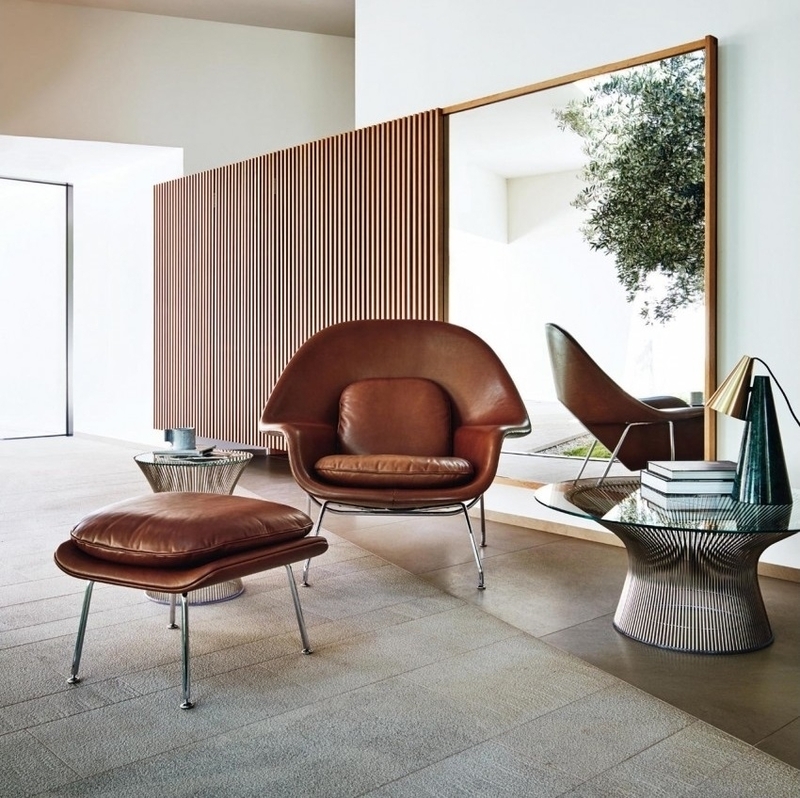 Дизайнерское кресло для отдыха Womb Chair and Ottoman - фото №10