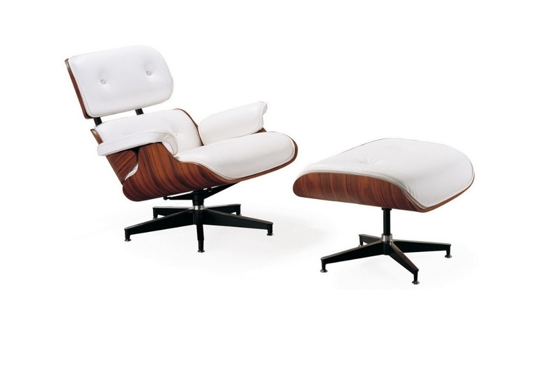 Дизайнерское кресло Eames Lounge Chair and Ottoman - фото 7