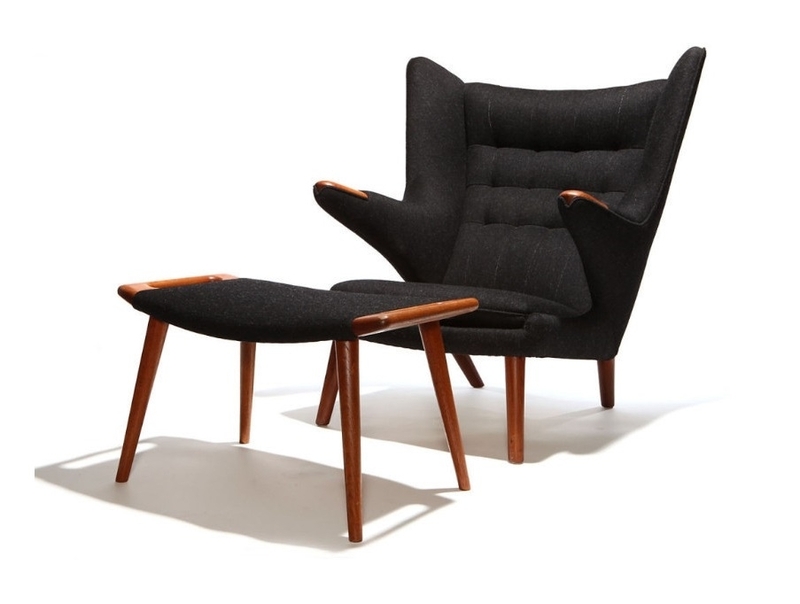 Дизайнерское кресло Papa Bear Chair & Ottoman - фото 11