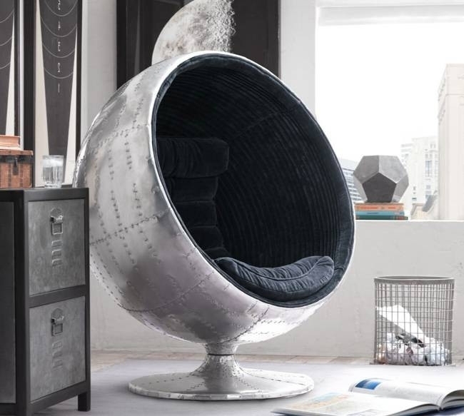 Дизайнерское кресло Ball Chair Metal - фото 5