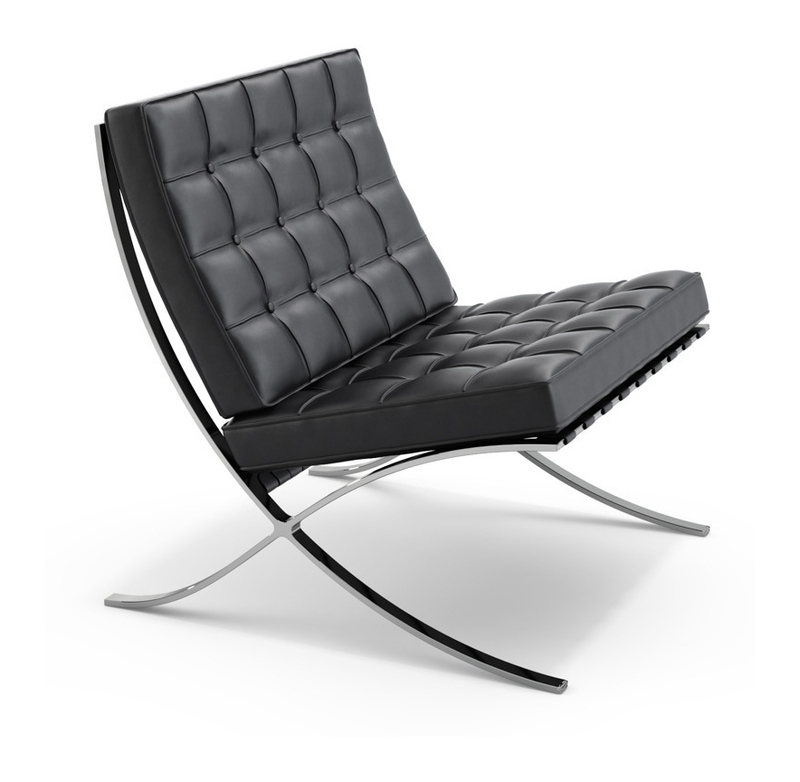 Дизайнерское кресло Barcelona Chair - фото 4