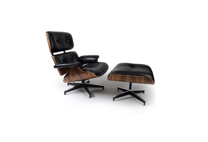 Дизайнерское кресло Eames Lounge Chair and Ottoman - фото 4