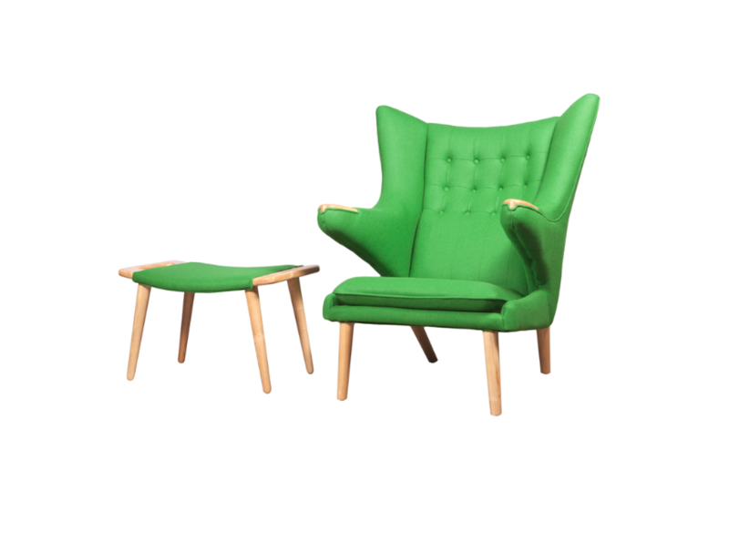 Дизайнерское кресло Papa Bear Chair & Ottoman - фото 8