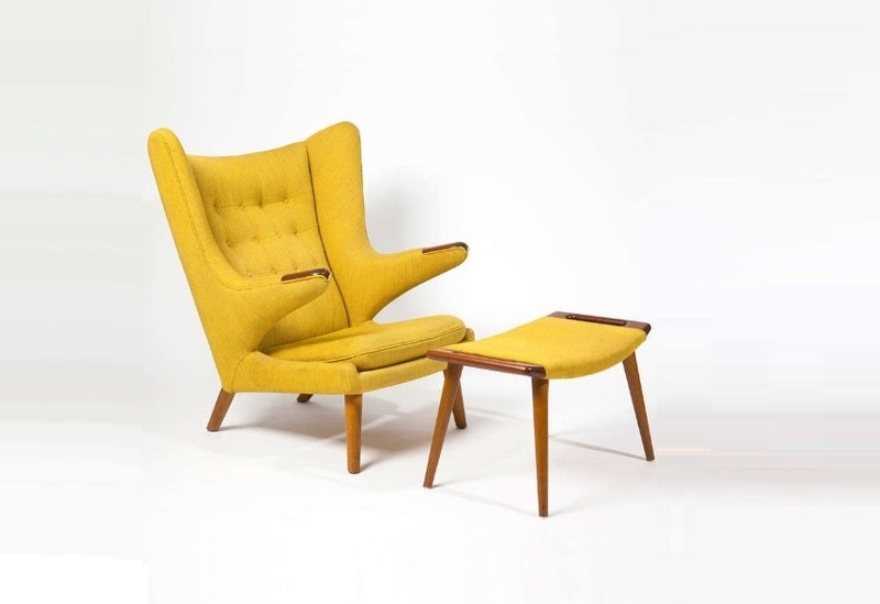 Дизайнерское кресло Papa Bear Chair & Ottoman - фото 9