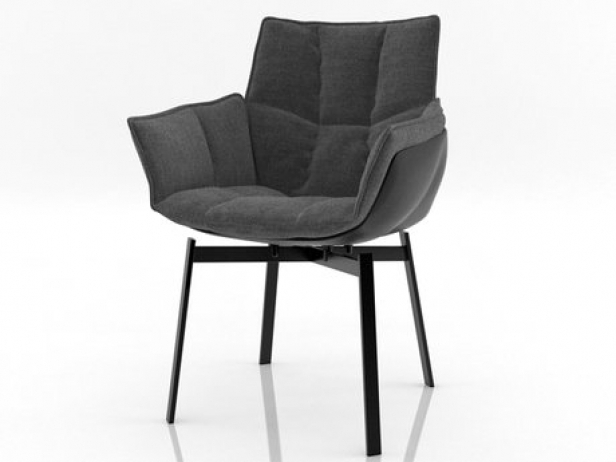 Дизайнерское кресло Husk Arm Chair - фото 5