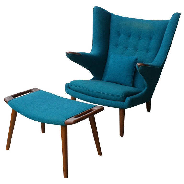 Дизайнерское кресло Papa Bear Chair & Ottoman - фото 5
