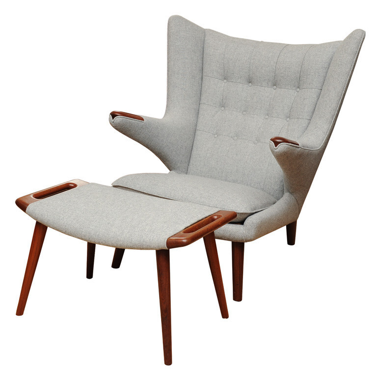 Дизайнерское кресло Papa Bear Chair & Ottoman - фото 2