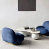 Дизайнерский журнальный стол Sphere Travertine Table - фото 6