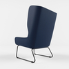 Дизайнерское кресло для отдыха F408 High Lounge Chair - фото 3
