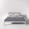 Дизайнерская кровать Fly серая - фото 5