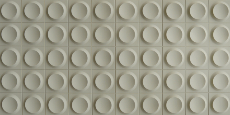 Стеновая панель 3D Round Plate HLE6012-03A