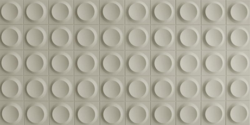Стеновая панель 3D Round Plate HLE6012-03