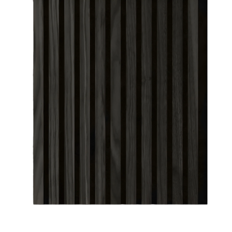 Стеновая панель Slatted Wooden Acoustic Black Oak