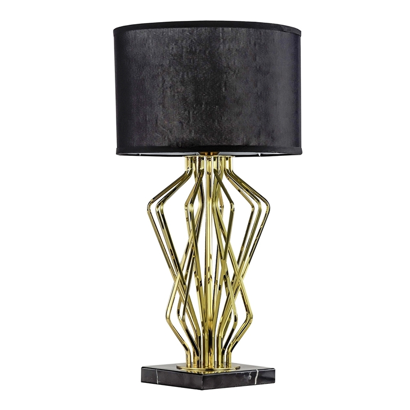Дизайнерский настольный светильник MELANIE Desk Lamp black