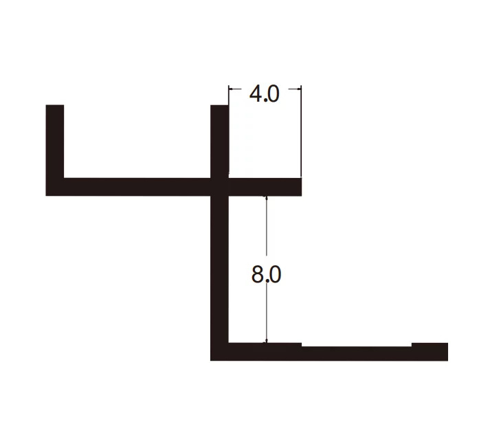 Угловой внутренний профиль 8402 (8 мм)