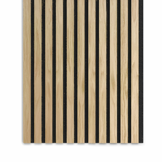 Slatted Wooden Acoustic White Oak