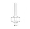Подвесной светильник Wireport Rectangle Pendant Light