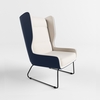 Дизайнерское кресло для отдыха F408 High Lounge Chair