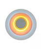 Дизайнерский настенный светильник Colored sun