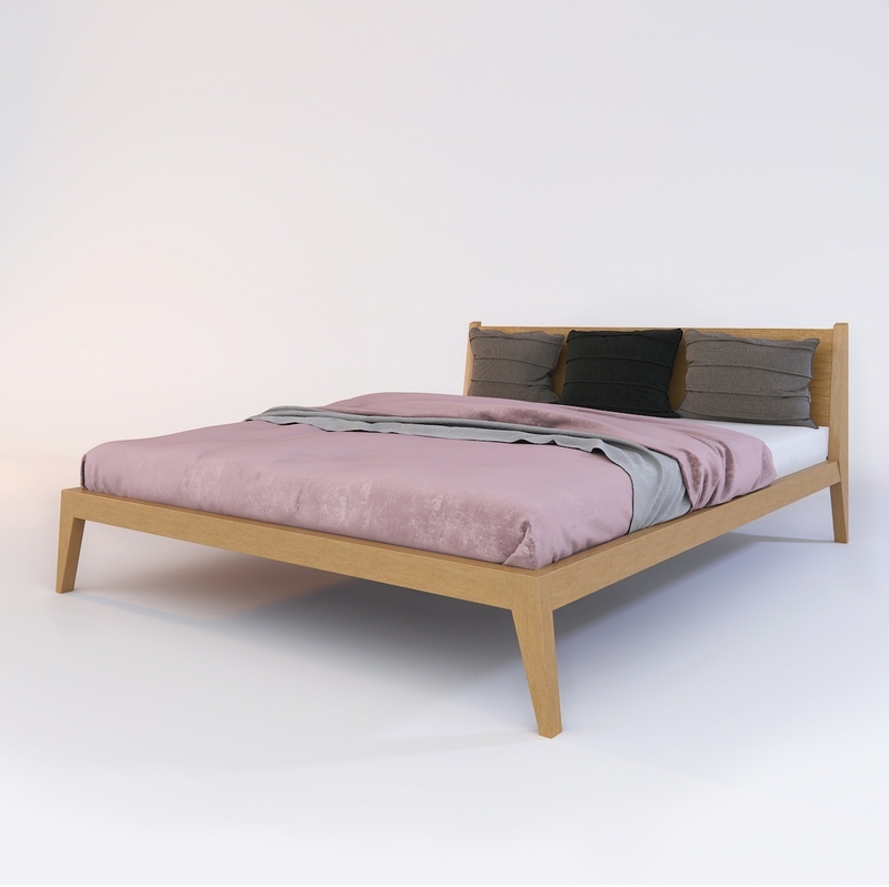 Дизайнерская кровать Fly дуб