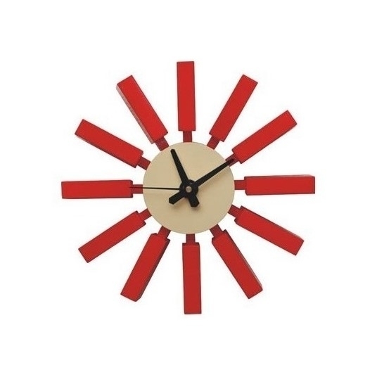Дизайнерские часы George Nelson Block Clock