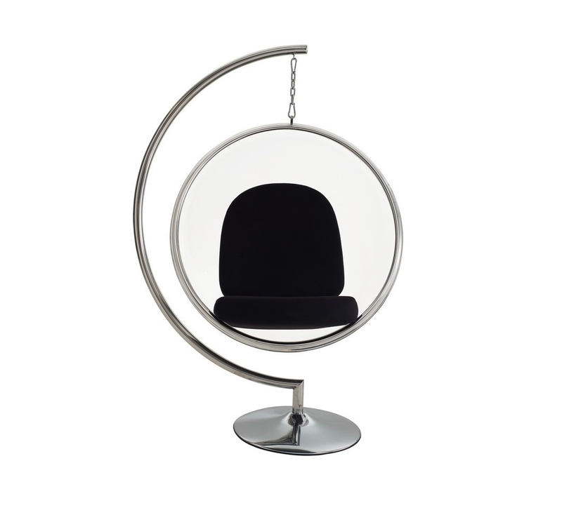 Подвесное кресло-шар Bubble Chair на стойке